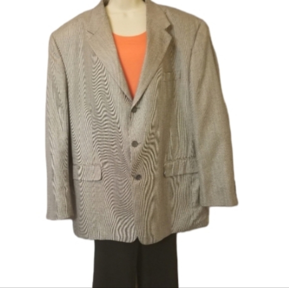 🏅Stately Adolfo Silk Wool Jacket❄ PERFECT GIFT - Picture 5 of 8